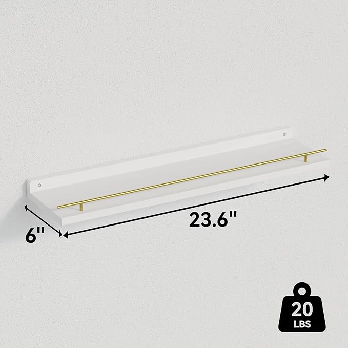 WOPITUES Floating Shelves 24 inch