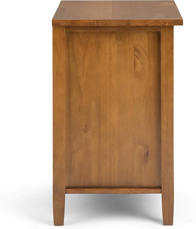 SIMPLIHOME Warm Shaker Bedside Table