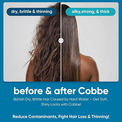 Cobbe Filtered Shower Head with Handheld, High Pressure 6 Spray Mode Showerhead with Filters, Water Softener Filters for Hard Water - Remove Chlorine - Reduces Dry Itchy Skin, Oil Rubbed Bronze