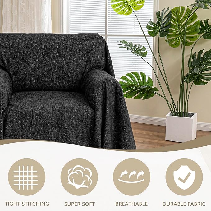 MYSKY HOME Chair Couch Covers Sectional Couch Covers