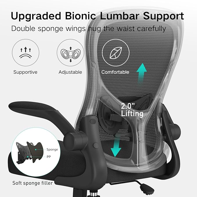 Hbada Office Chair Ergonomic Desk Chair, Office Chairs