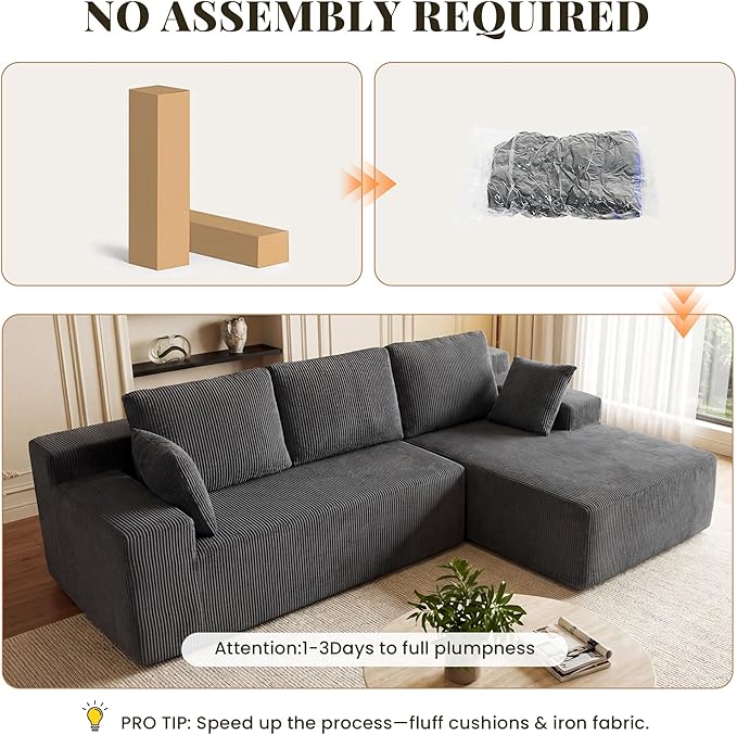 GRUSIGN Cloud Sectional Boneless Couches