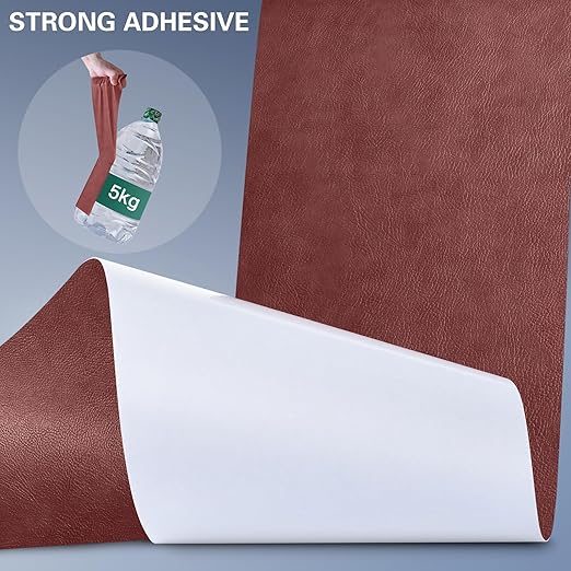 Self Adhesive Leather Repair Patch Kit, 31.4 in x 16 in Large Vinyl Leather