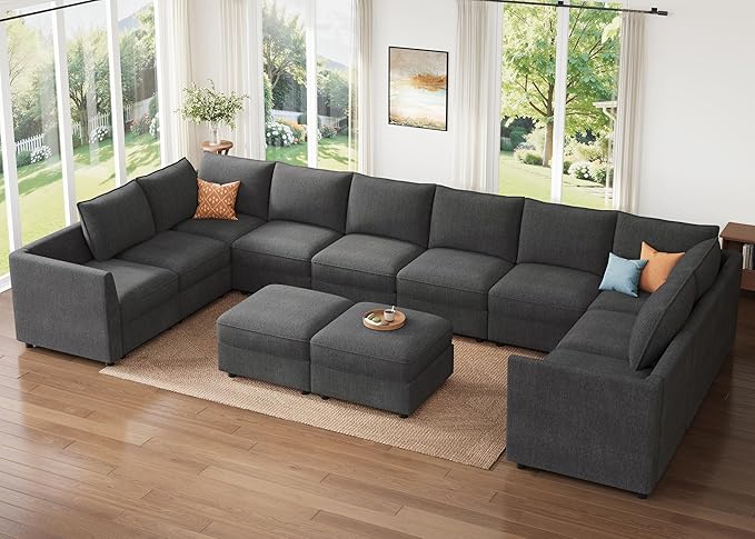 HONBAY Modular Sectional Sofa Sleeper Couch