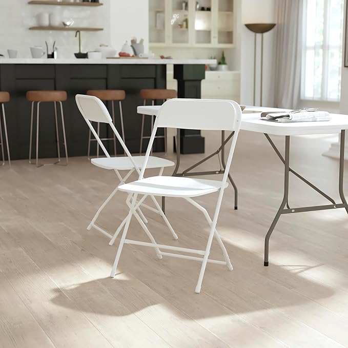 Flash Furniture Hercules Series Big & Tall Stackable Plastic Folding Chairs