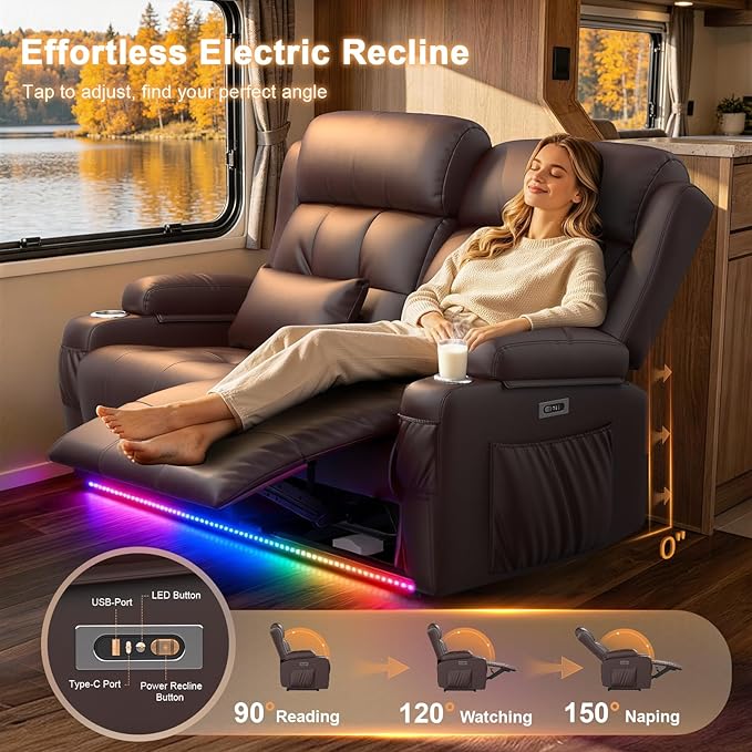 Power Loveseat Recliner Sofa