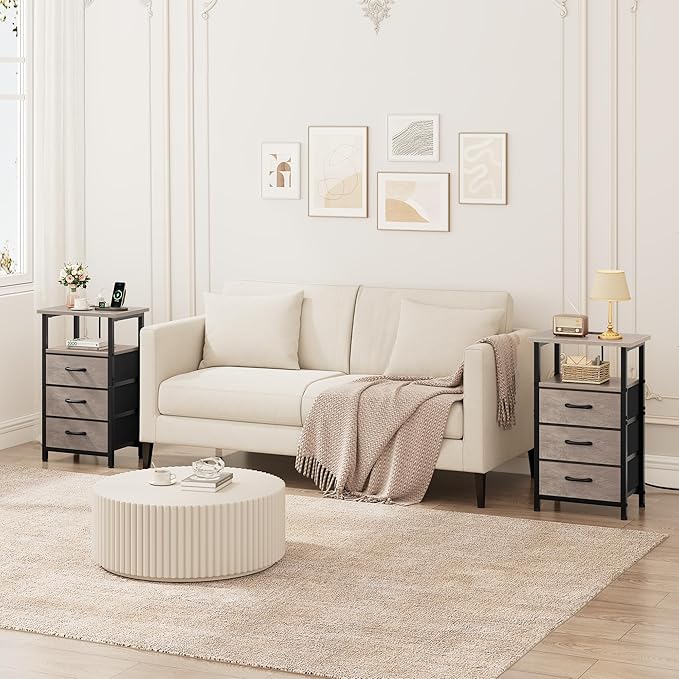 Vagusicc Nightstand Set of 2