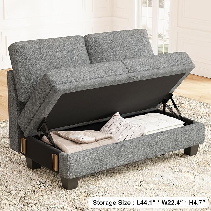 Belffin 45.6” Chenille Loveseat Module