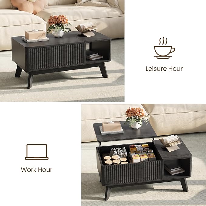 Wood Lift Top Coffee Table