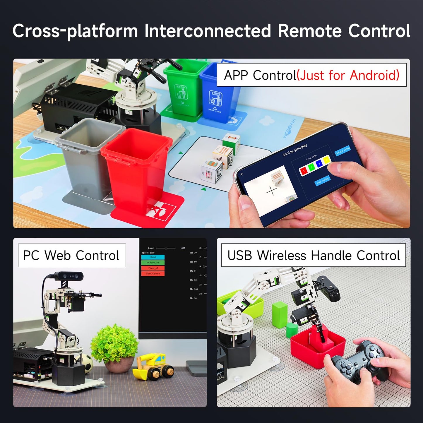 Yahboom ROS2 Robot Car Ackerman Steering Chassis,AI Visual Recognition Embodied Intelligence AI for Jetson Nano B01 4GB,AI Voice Interaction(Superior Ver with Nano-4GB)