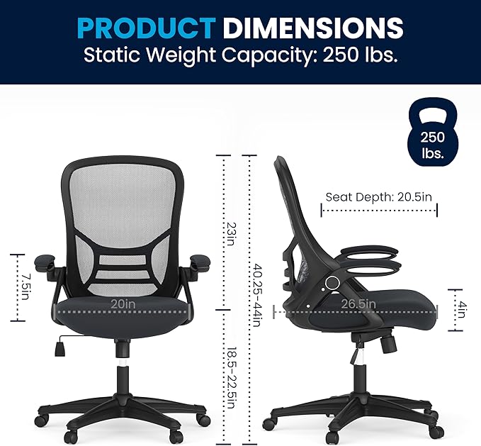 Flash Furniture Porter High-Back Swivel Office Chair