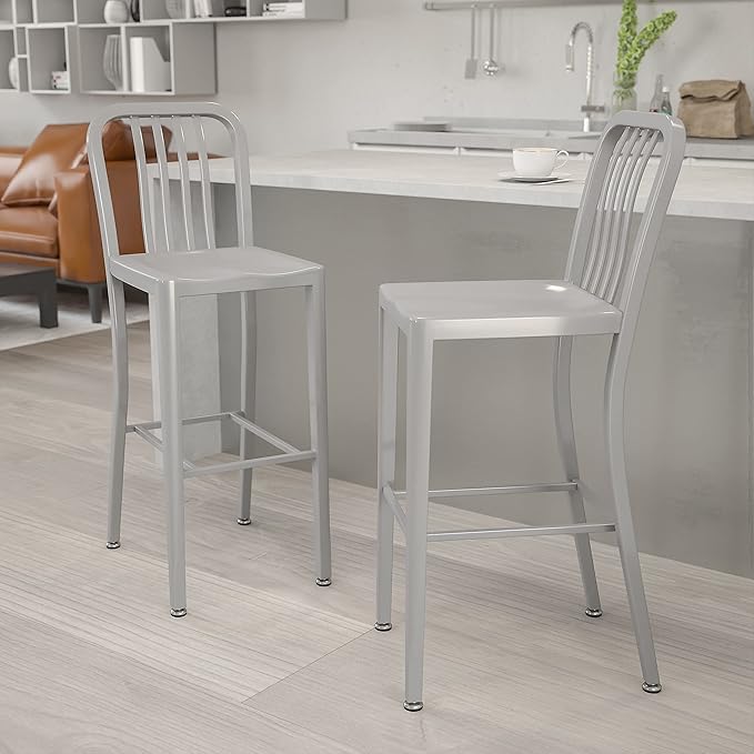 Flash Furniture Gael 30" Commercial Metal Barstools