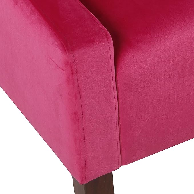 Homepop Home Decor | Upholstered Classic Swoop Arm Accent Chair | Accent Chairs