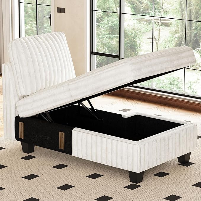 Belffin Modular Sectional Storage Chaise Module