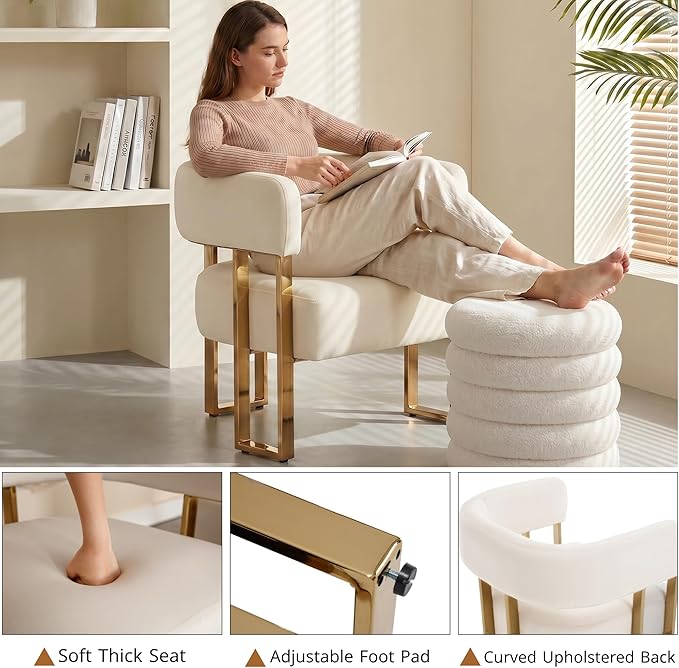 Barrel Accent Chair, Living Room Side Chair