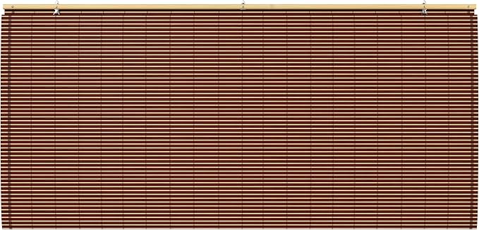 Red Lantern Bamboo Cordless Window Shade