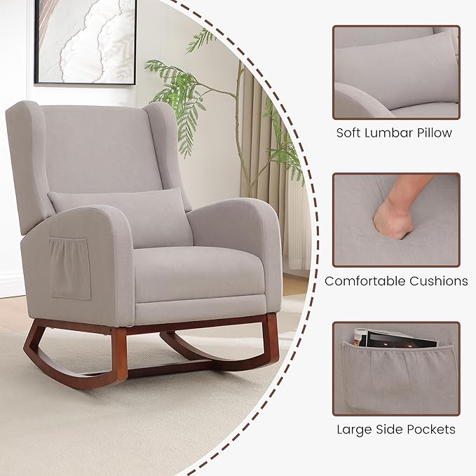 Nursery Rocking Chair，Rocking Chair