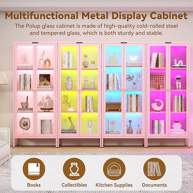 Polup Glass Display Cabinet