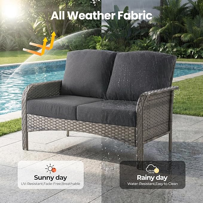 Weaxty 8 Pieces Outdoor Patio Furniture Sets