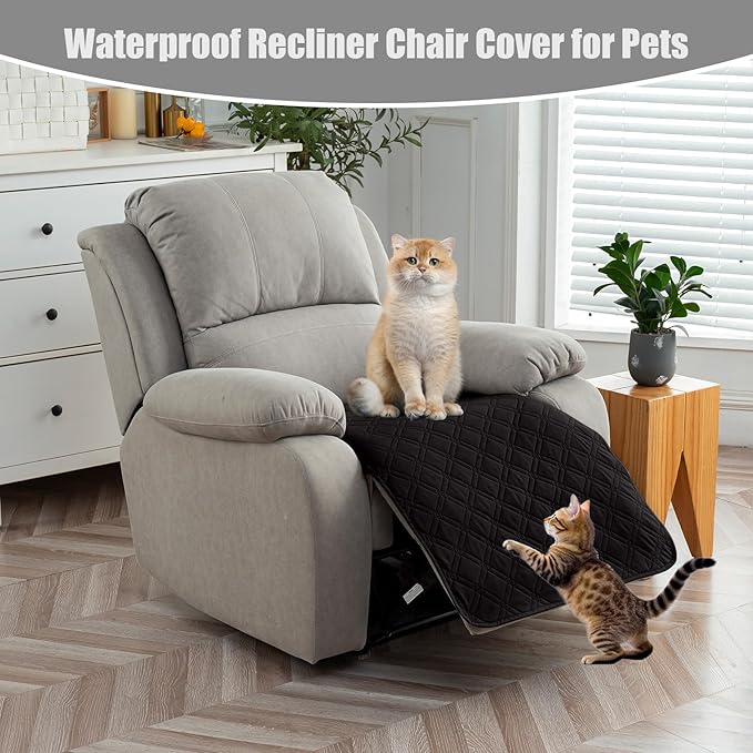 Genina Waterproof Recliner Chair Covers, Recliner Cover
