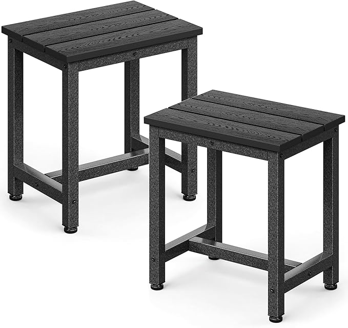 ODK Outdoor Side Tables Set of 2, Adirondack Patio End Table