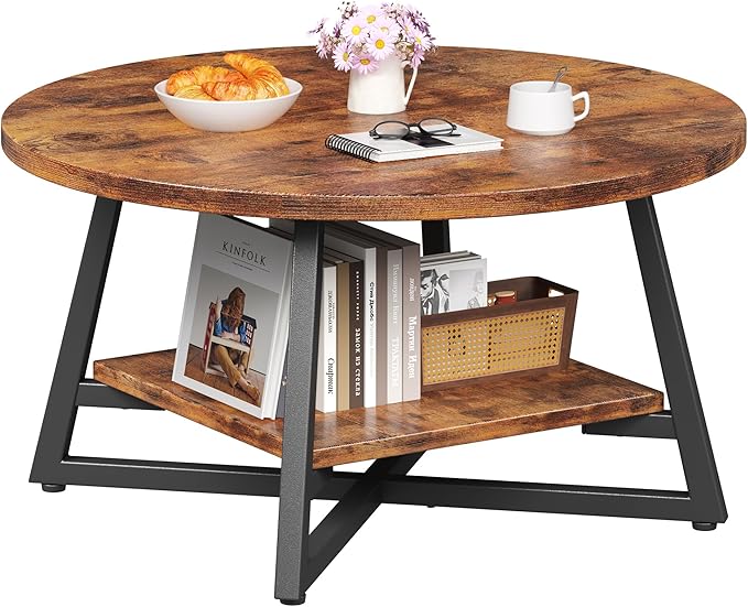 Round Coffee Table, Small Circle Coffee Table