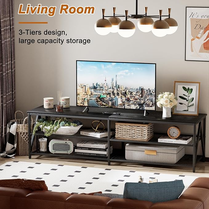 TV Stand for TVs up to 75 Inch, Entertainment Center for Living Room