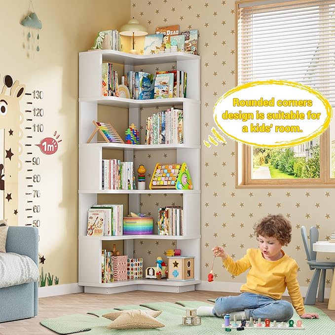 Armocity Corner Book Shelf