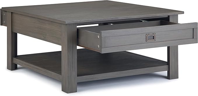 SIMPLIHOME Monroe Square Coffee Table