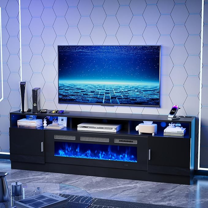 oneinmil 78" Fireplace TV Stand
