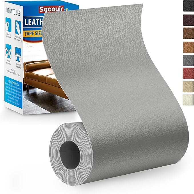 Leather Repair Patch Tape Kit, Vinyl Leather Repair Kit