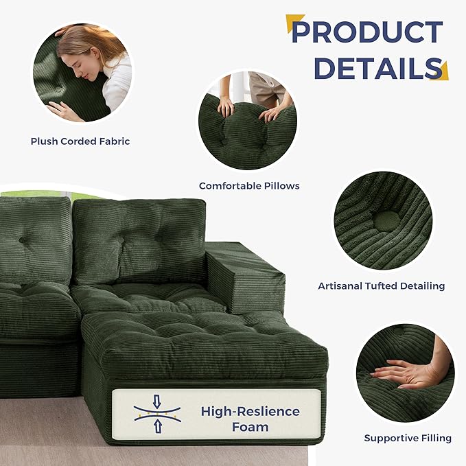 MAXYOYO Modular Sectional Sofa
