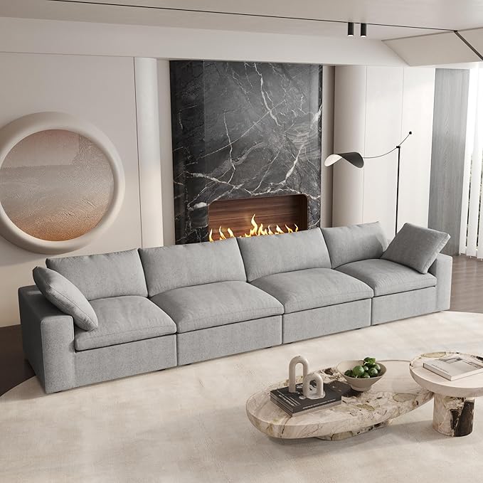 Cloud Modular Sectional Sofa Couch, Minimalist Deep Sofa Couches, Sofa Covers