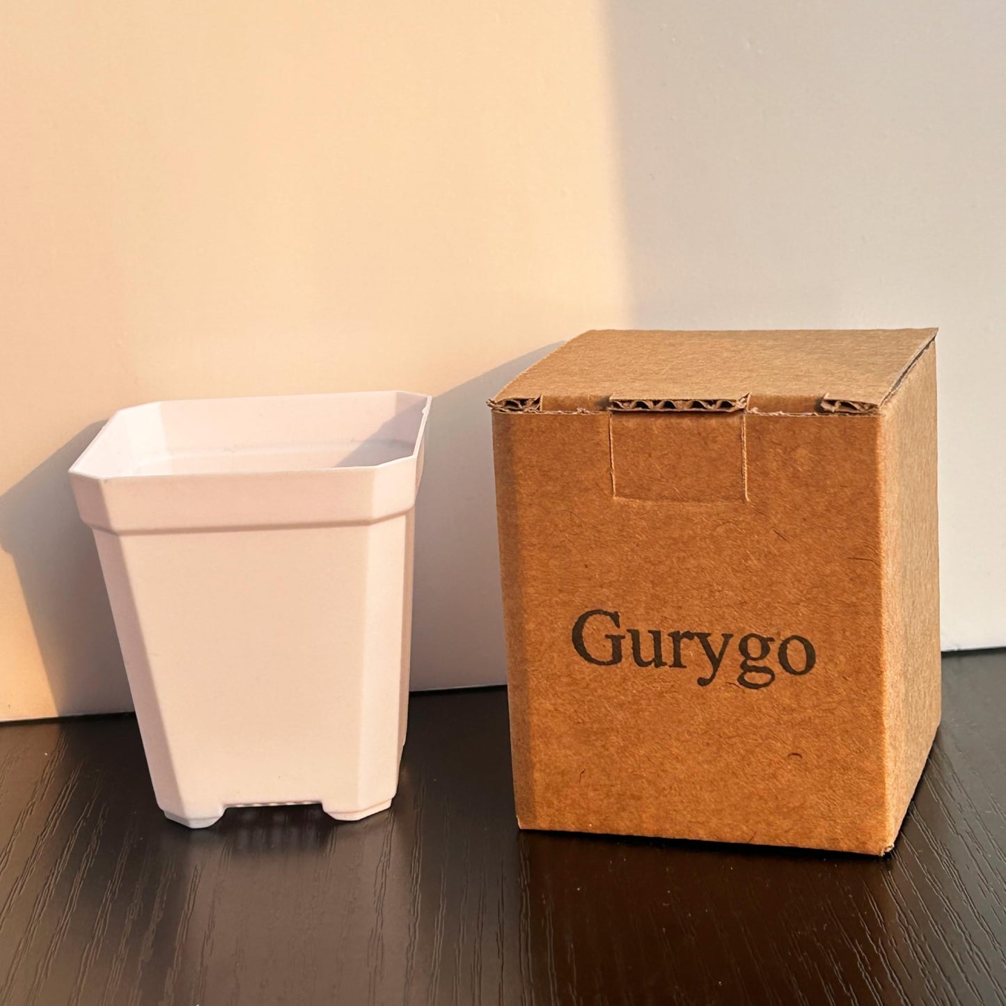 Gurygo 2.16 Inch Plant Pots, Small Flower Pots with Drainage Hole and Saucer, Decorative Nursery Pot Bulk for African Violet, Snake Plant, Succulent, Herb and Plants Indoor (White)