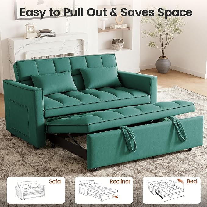 Convertible Sofa Bed, Pull Out Couch