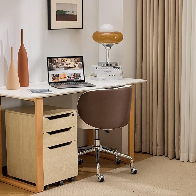 VINGLI Cute Small Swivel Desk Chair Comfy