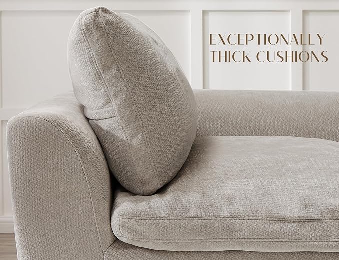 ohllob 78.9" Loveseat Sofa, Cloud Boneless Couches