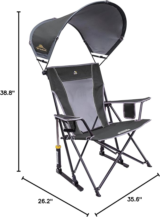 GCI Outdoor Sunshade Rocker Outdoor Rocking Chair