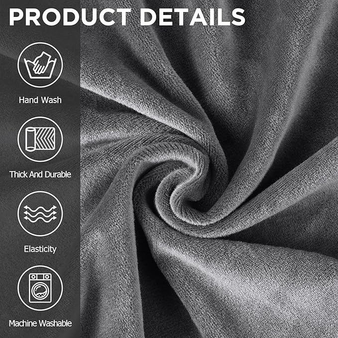 Peryiter 3 Pcs Couch and Loveseat Covers Set Sofa Cover