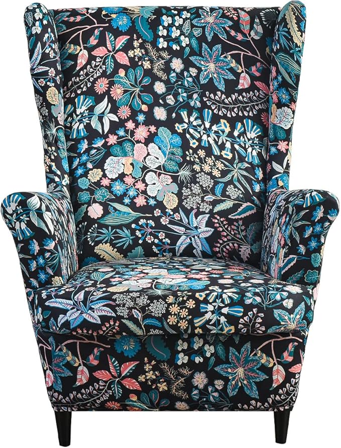 KRFOONN Wingback Chair Covers Slipcovers 2 Piece Stretch Wing Chair Covers