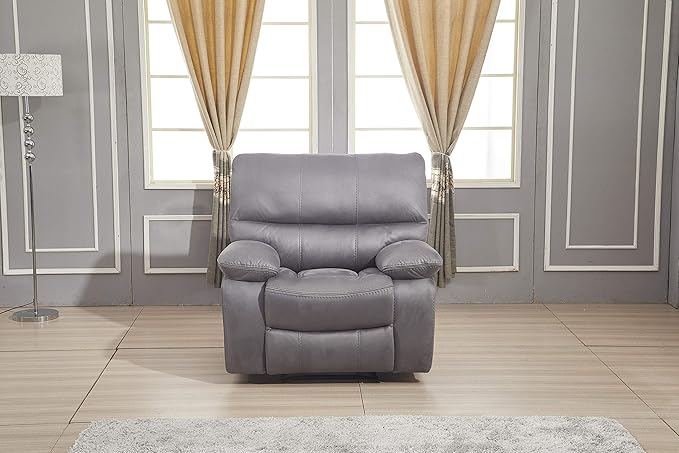 Betsy Furniture Microfiber Reclining Sofa Couch Set Living Room Set 8007