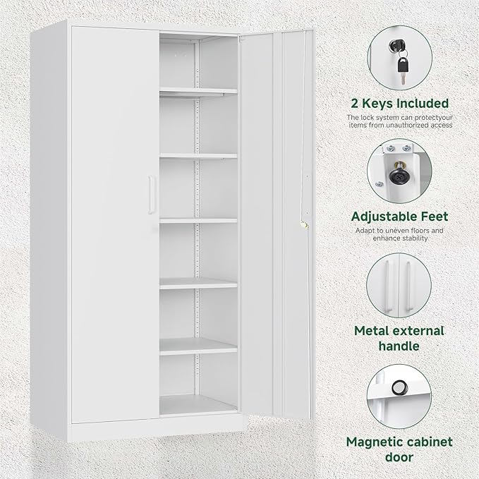 Letaya Metal Storage Cabinet