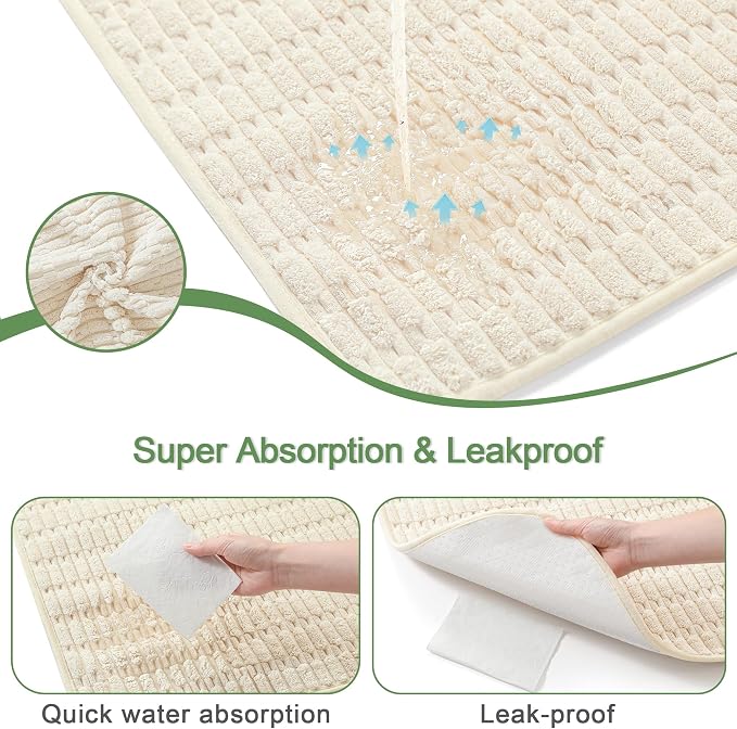 Washable Pee Pads for Dogs, Reusable Puppy Pads Dog Pads, Non-Slip Dog Pee Pads, Leakproof Pet Pee Pads Wee Wee Pads for Dogs. (Cream White, 60"x82"(Pack of 1))
