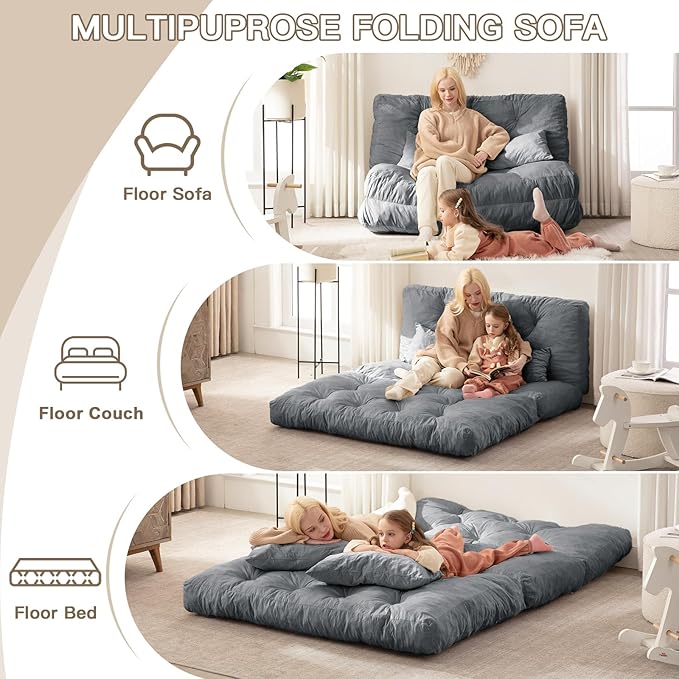 Folding Sofa Bed, Convertible Sleeper Chair