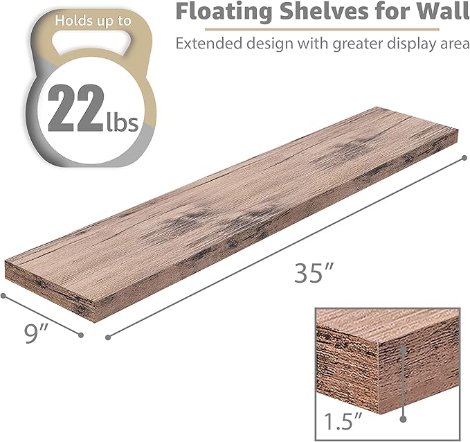 Sorbus Floating Shelves for Wall