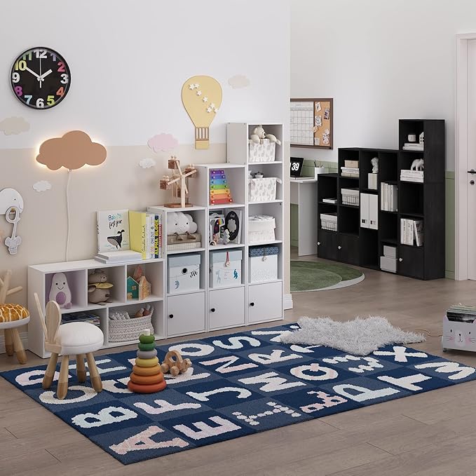 Furinno LUDER Book Shelf, 3-Tier Modern Bookshelf, Bookcase