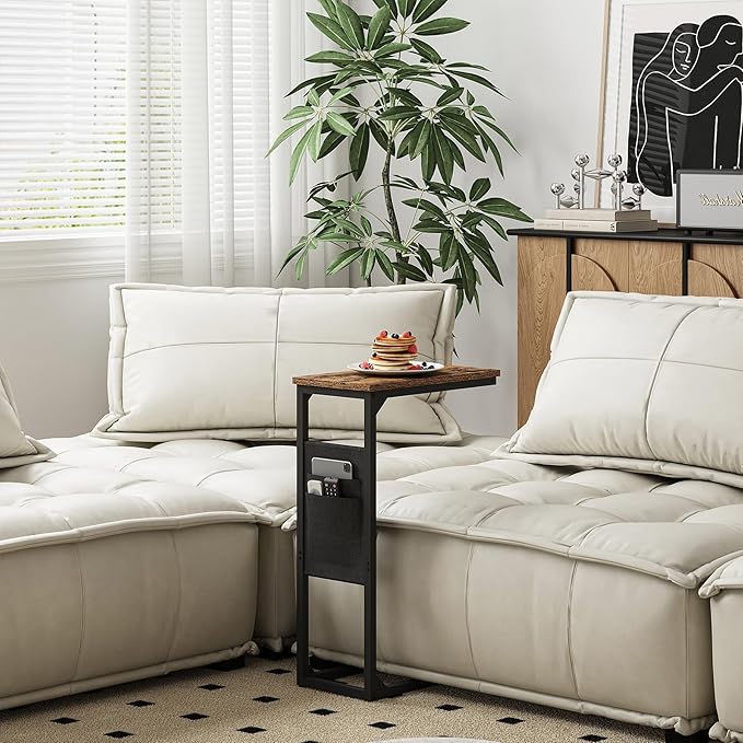 TUTOTAK C Shaped End Table, Side Table
