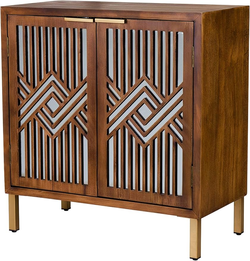 COZAYH 2 Door Accent Cabinet, Wood Sideboard Storage Furniture