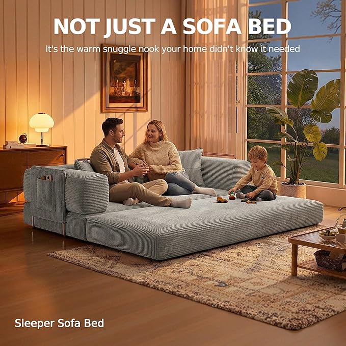 MoonSpeak 78.8''Sleeper Couch Bed
