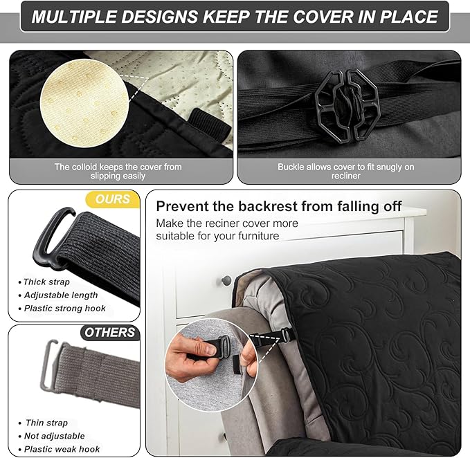 100% Waterproof Recliner Chair Cover, Recliner Chair Covers